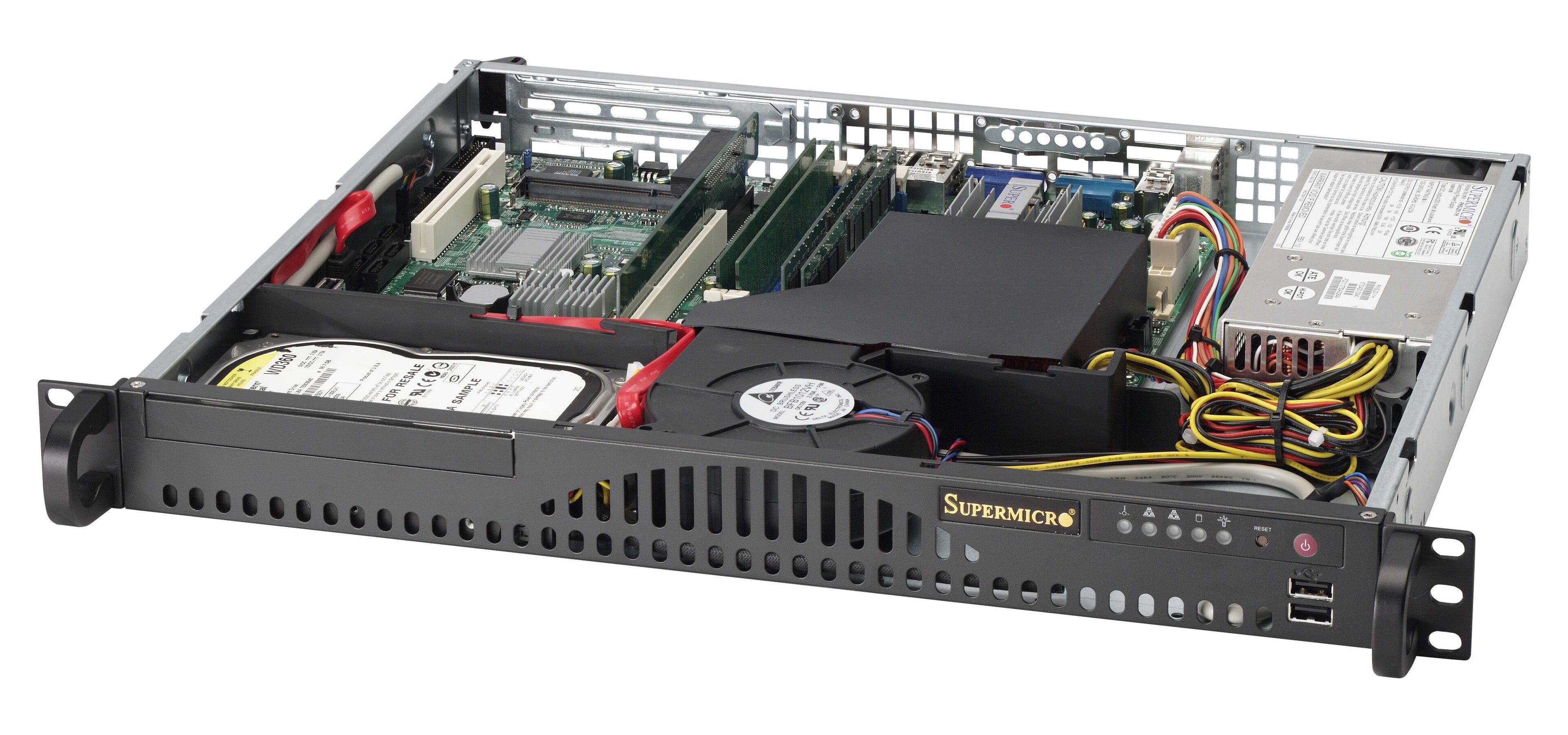 Supermicro Chassis SuperChassis 1U CSE-512-203B