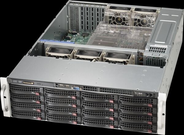 Supermicro Chassis SuperChassis 3U CSE-836BA-R920B Black