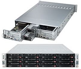 Supermicro Barebone SuperServer 2U Dual Sockel 2011 SYS-6027TR-D71QRF