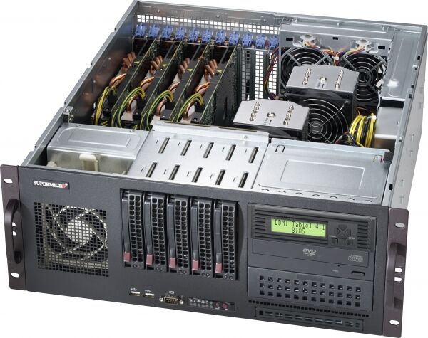 Supermicro Chassis SuperChassis 4U CSE-842XTQ-R606B Black
