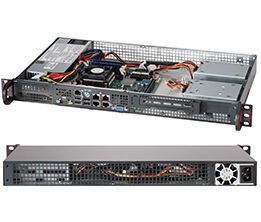 Supermicro Chassis SuperChassis 1U CSE-505-203B Black