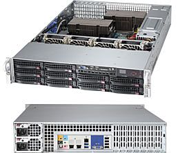 Supermicro Barebone SuperServer 2U Dual Sockel 2011 SYS-6027AX-72RF-HFT3