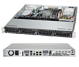 Supermicro Barebone SuperServer 1U Intel Atom C2550 (4C/4T) 2,4 GHz SYS-5018A-MLHN4