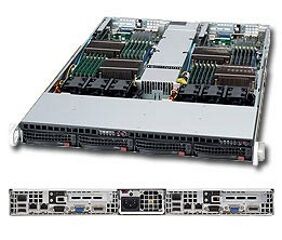 Supermicro Chassis SuperChassis 1U CSE-808BT-1K28B Black