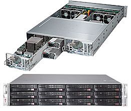 Supermicro Barebone SuperServer 2U Dual Sockel 2011 SYS-6027PR-DTFR