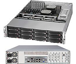 Supermicro Barebone SuperServer Black 2U Dual Sockel 2011 SSG-6027R-E1CR12N