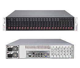Supermicro Barebone SuperServer Black 2U Dual Sockel 2011 SSG-2027R-E1CR24L