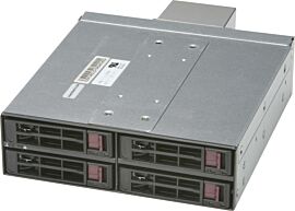 Supermicro CSE-M14TQC Drivebox Black Hotswap 4x 2,5" Einschübe in 1x 5.25" Schacht inkl. Fan