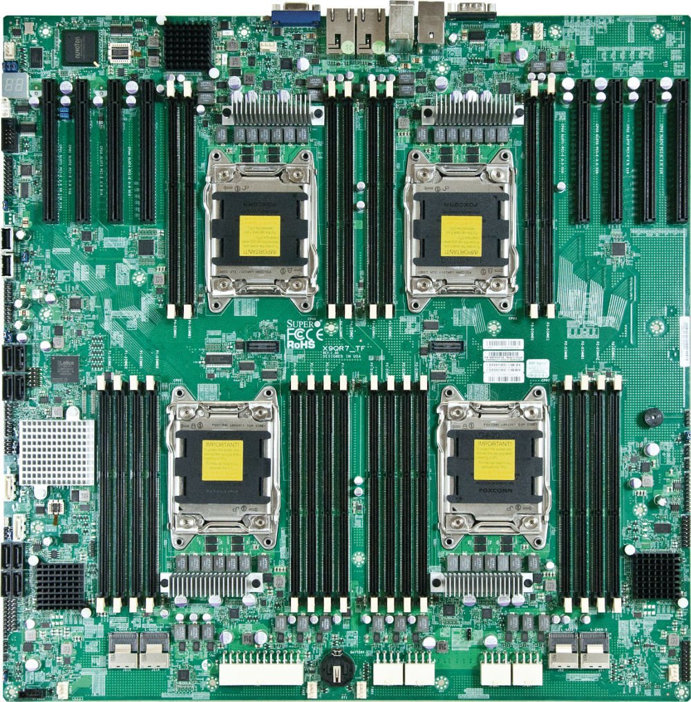 Supermicro Mainboard X9QR7-TF+ proprietary Quad Sockel 2011 Bulk