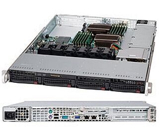 Supermicro Chassis SuperChassis 1U CSE-815TQC-605WB Black