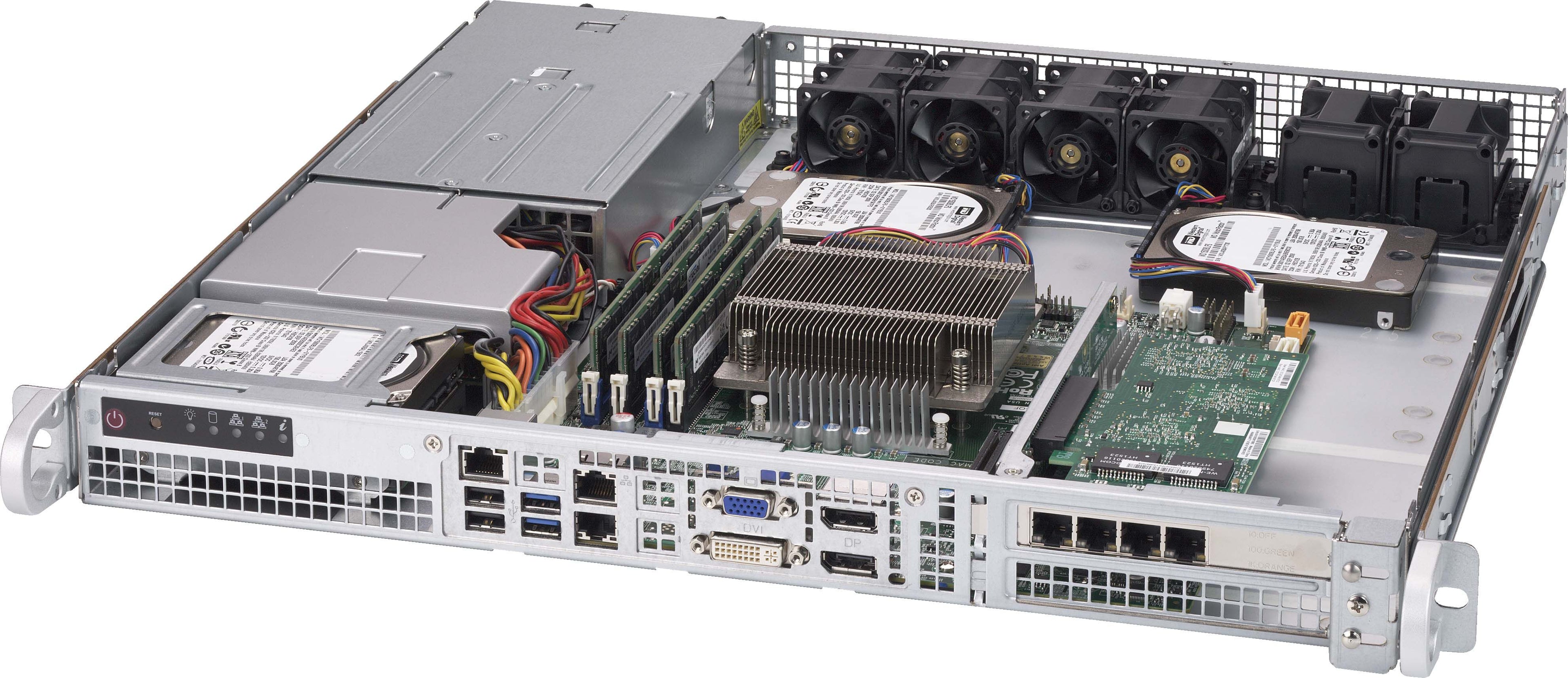 Supermicro Chassis SuperChassis 1U CSE-515-R407