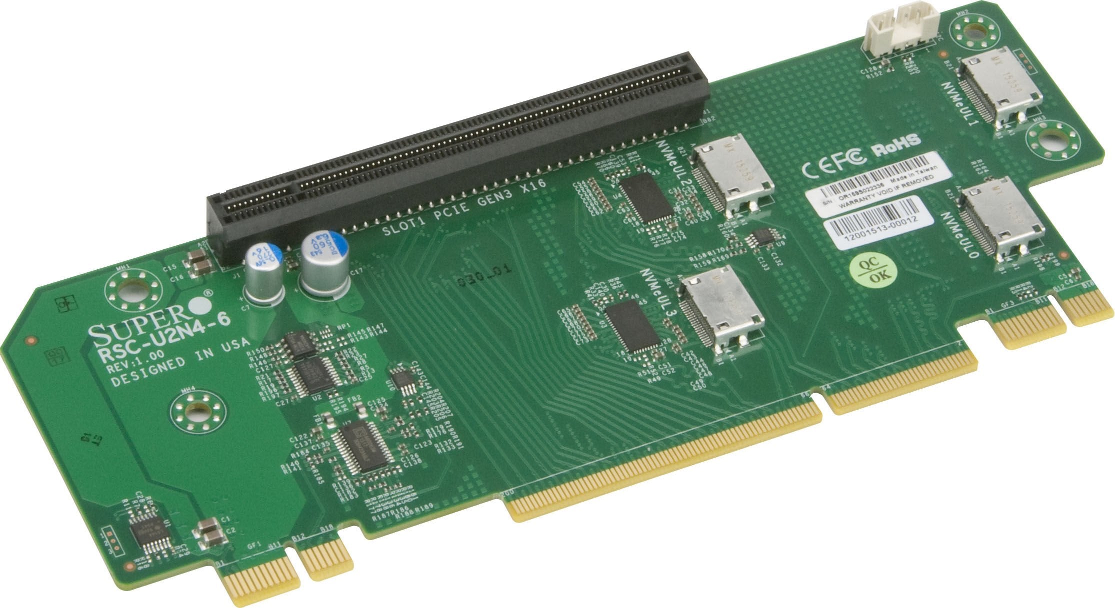 Supermicro Riser Card RSC-U2N4-6