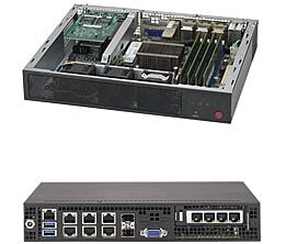 Supermicro Barebone SuperServer 1U Intel Xeon D-1518 (4C/8T) 2,2 GHz SYS-E300-8D