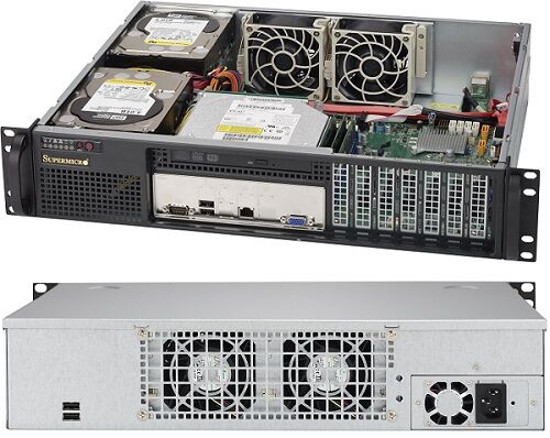 Supermicro Chassis SuperChassis 2U CSE-523L-505B