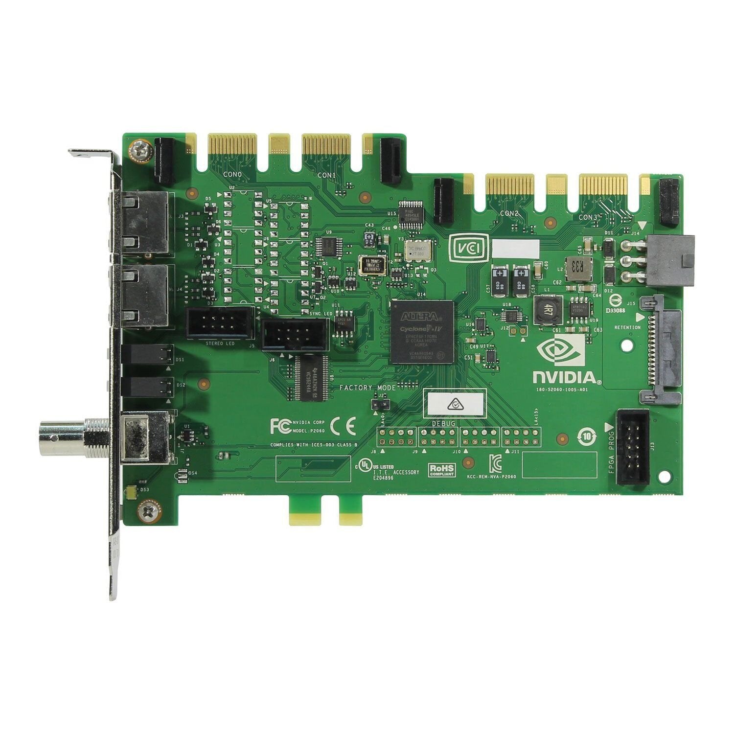 PNY Quadro Sync Option Board 2 for Quadro Pascal and RTX