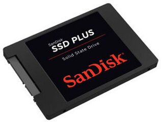 SanDisk Plus SDSSDA-240G-G26 240 GB 0,46 DWPD 2,5" 63,5mm SATA-3 SSD