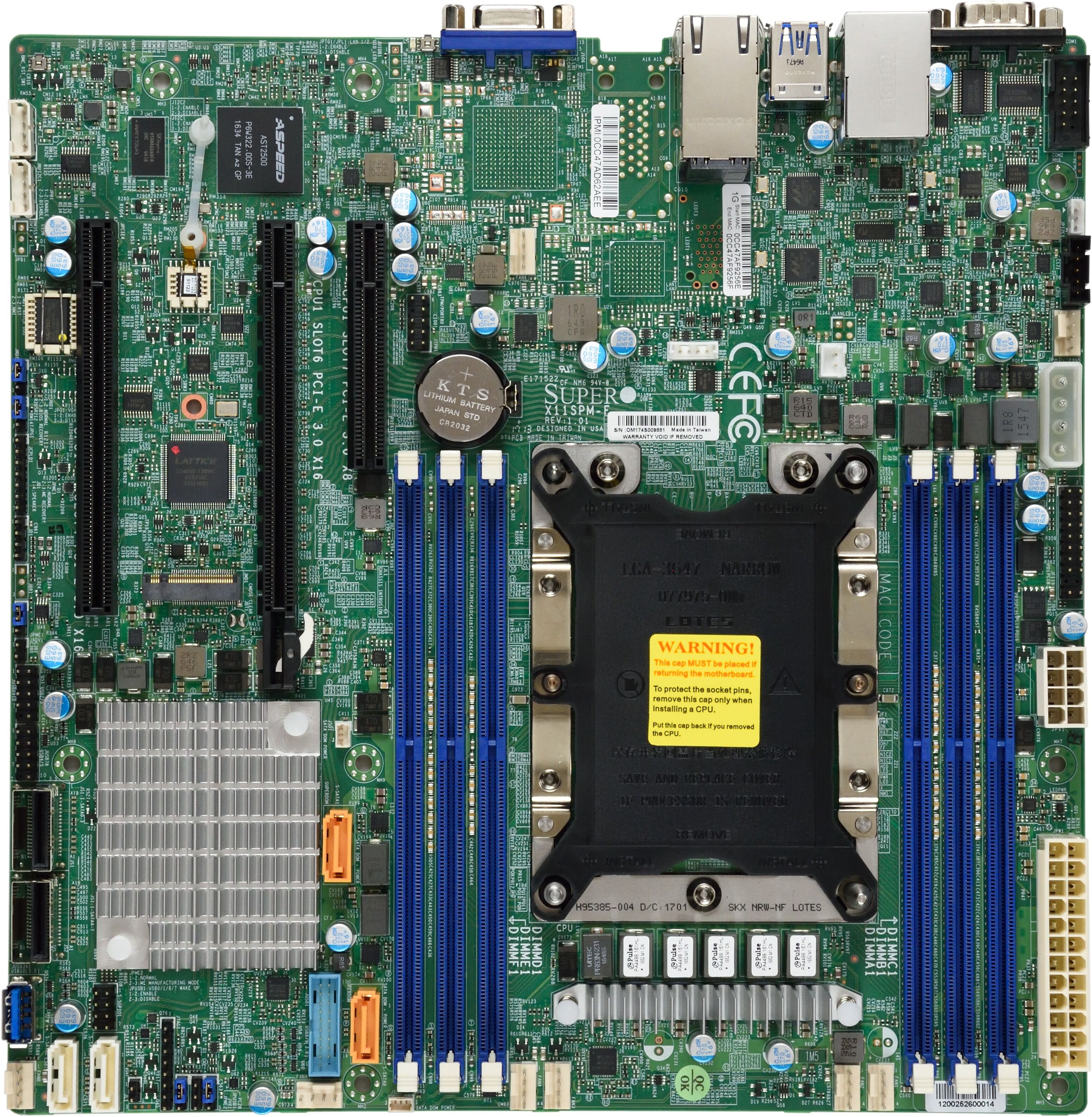 Supermicro Mainboard X11SPM-F micro-ATX Sockel 3647 Single