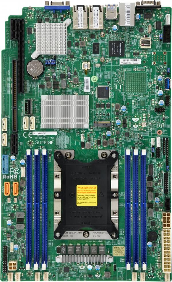 Supermicro Mainboard X11SPW-TF proprietary WIO Sockel 3647 Single