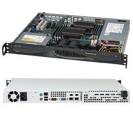 Supermicro Chassis SuperChassis 1U CSE-512F-350B1