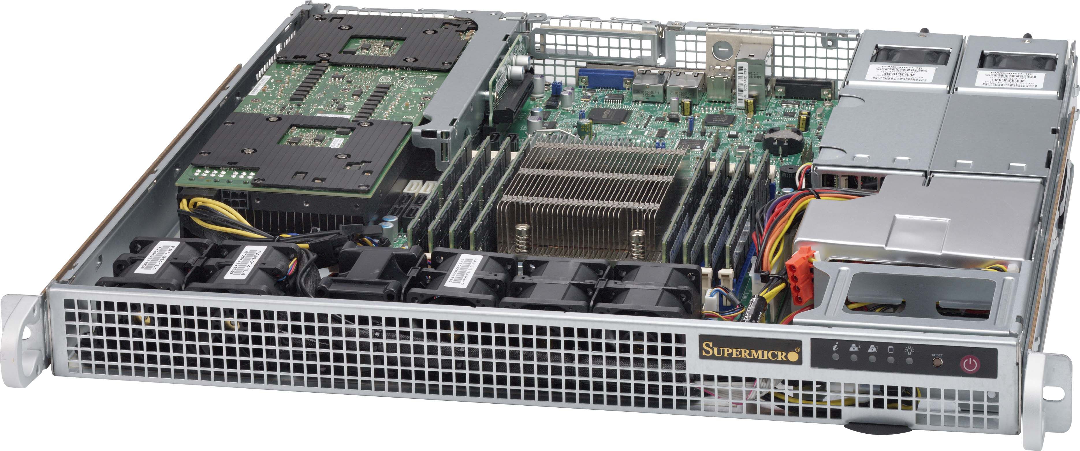 Supermicro Chassis SuperChassis 1U CSE-514-R407W