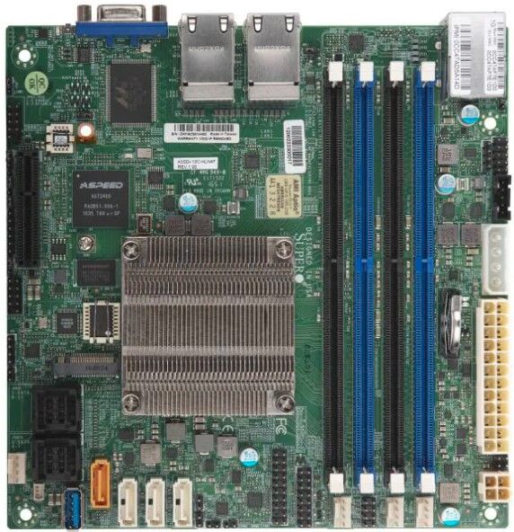 Supermicro Mainboard A2SDi-8C+-HLN4F mini-ITX Atom C3758 (8C/8T) 2.2 GHz Single