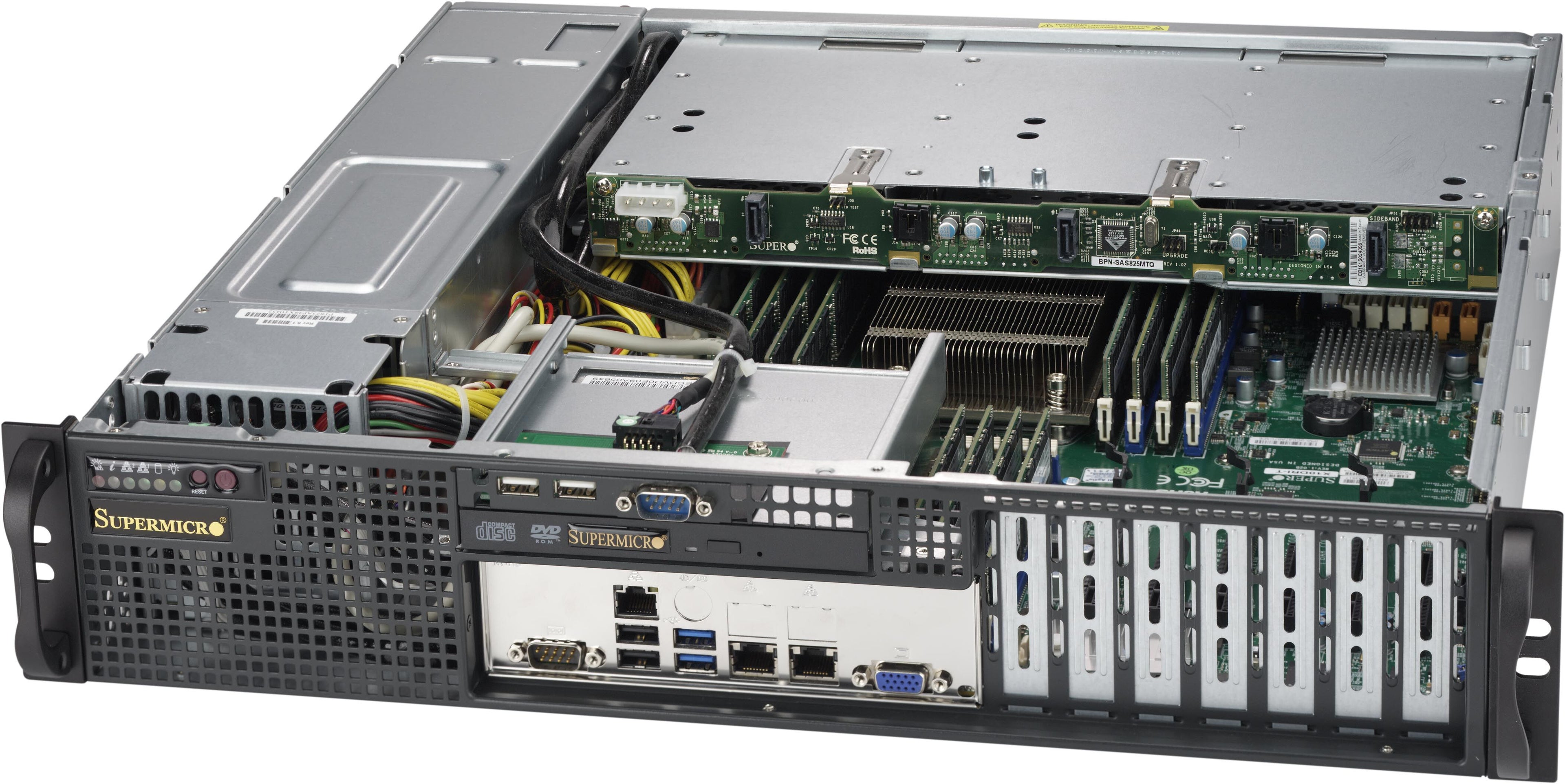 Supermicro Chassis SuperChassis 2U CSE-823MTQC-R802LPB