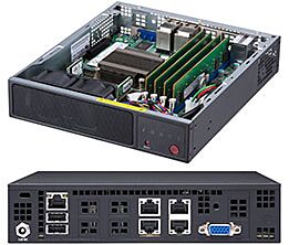 Supermicro Barebone IoT SuperServer Intel Atom C3558 (4C/4T) 2,2 GHz SYS-E200-9A