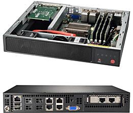 Supermicro Barebone SuperServer 1U Intel Atom C3558 (4C/4T) 2,2 GHz SYS-E300-9A-4C