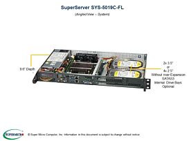 Supermicro Barebone SuperServer 1U Single Sockel 1151 SYS-5019C-FL