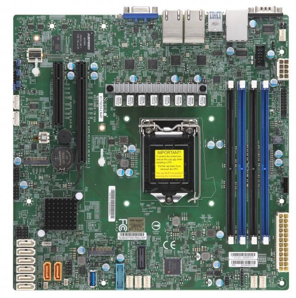 Supermicro Mainboard X11SCH-LN4F micro-ATX Sockel 1151 Single