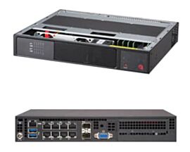 Supermicro Barebone SuperServer 1U Intel Atom C3858 (12C/12T) 2 GHz SYS-E300-9A-4CN10P