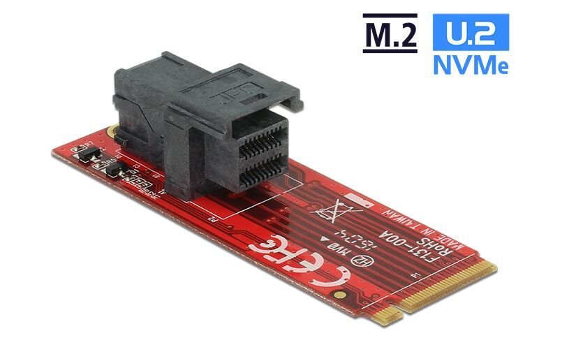 Delock Schnitstellenadapter M.2 Key M auf SFF8643 SAS 12 Gb/s