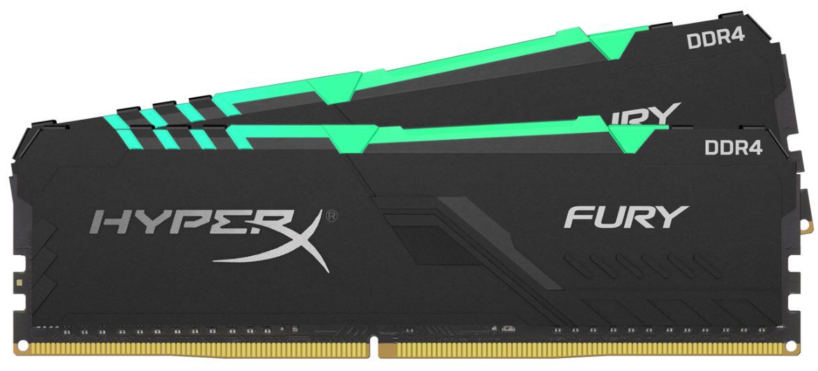 Kingston HyperX FURY RGB 32 GB (2x 16GB) Kit unbuffered DDR4-3466 HX434C16FB3AK2/32
