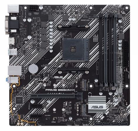 ASUS Mainboard PRIME B550M-K micro-ATX Sockel AM4 Retail