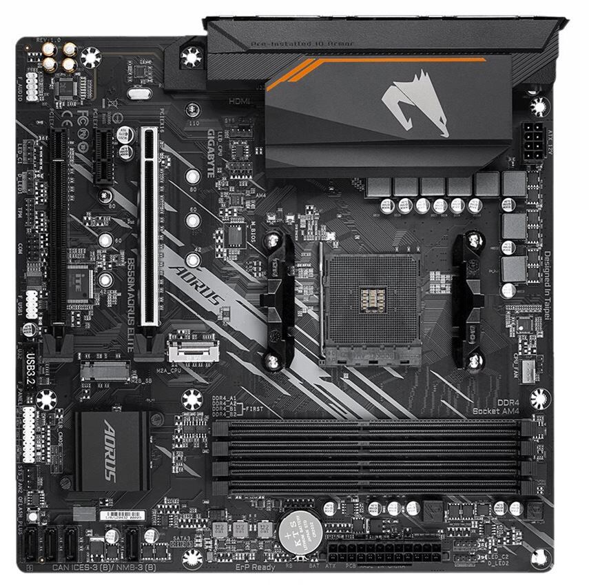 Gigabyte Mainboard B550M Aorus Elite micro-ATX Sockel AM4 Retail