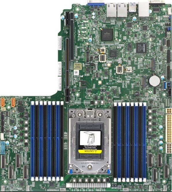 Supermicro Mainboard H12SSW-INR proprietary Sockel SP3 Single
