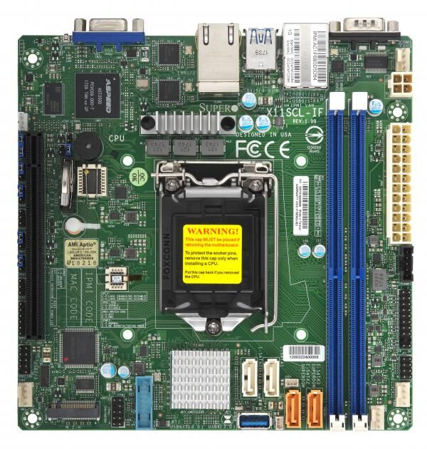 Supermicro Mainboard X11SCL-IF mini-ITX Sockel 1151 Bulk