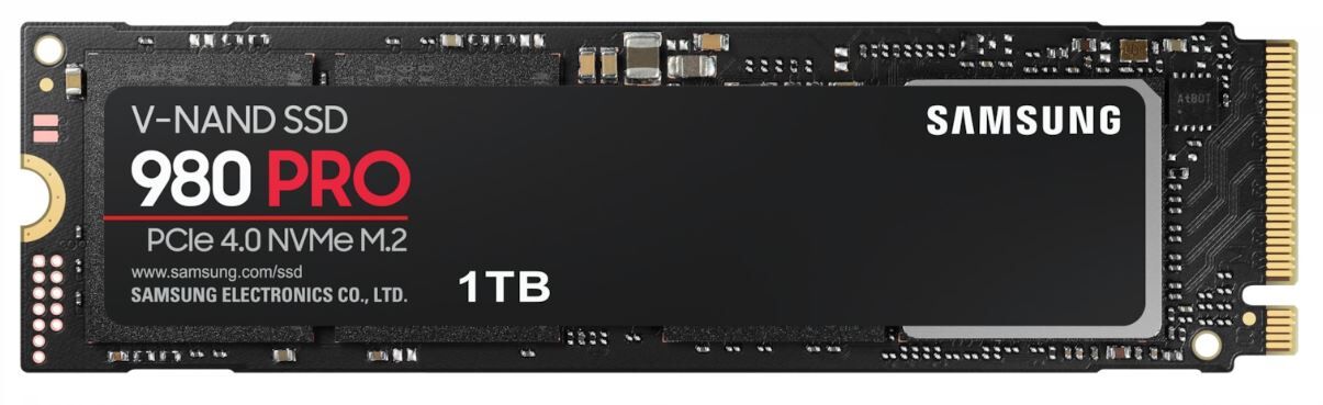 Samsung 980 PRO MZ-V8P1T0BW 1000 GB 0,33 DWPD M.2 2280 PCIe 4.0 x4 (NVMe) SSD 256bit AES