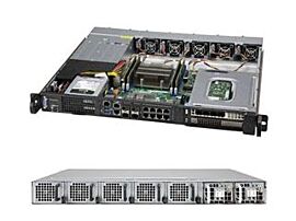 Supermicro Barebone SuperServer 1U Intel Xeon D-2177NT (14C/28T) 1,9 GHz SYS-1019D-14CN-RDN13TP+