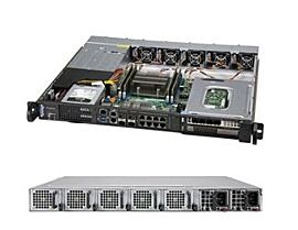 Supermicro Barebone SuperServer 1U Intel Xeon D-2123IT (4C/8T) 2,2 GHz SYS-1019D-4C-RAN13TP+