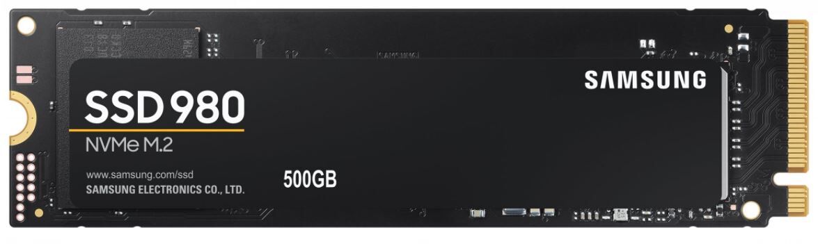 Samsung 980 MZ-V8V500BW 500 GB 0,33 DWPD M.2 2280 PCIe 3.0 x4 (NVMe) SSD 256bit AES