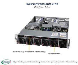 Supermicro Barebone Ultra SuperServer 2U Dual Sockel 4189 SYS-220U-MTNR Complete System Only