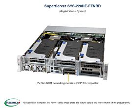 Supermicro Barebone Hyper SuperServer 2U Dual Sockel 4189 SYS-220HE-FTNRD Complete System Only