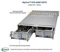 Supermicro Barebone BigTwin SuperServer 2U Dual Sockel 4189 SYS-220BT-DNTR Complete System Only