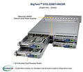 Supermicro Barebone BigTwin SuperServer 2U Dual Sockel 4189 SYS-220BT-HNC9R Complete System Only