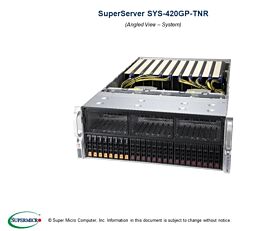 Supermicro Barebone GPU SuperServer 4U Dual Sockel 4189 SYS-420GP-TNR Complete System Only