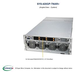 Supermicro Barebone GPU SuperServer 4U Dual Sockel 4189 SYS-420GP-TNAR+ Complete System Only