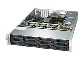 Supermicro Barebone Storage SuperServer Black 2U Dual Sockel 4189 SSG-620P-ACR12H