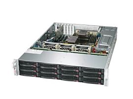 Supermicro Barebone Storage SuperServer Black 2U Dual Sockel 4189 SSG-620P-ACR12L