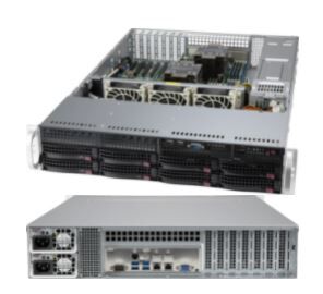 Supermicro Chassis SuperChassis 2U CSE-825BTQC-R1K23LPB Black